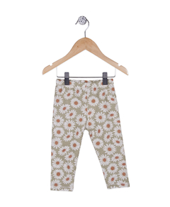 LEGGINGS MATILDA GREEN DAISIES