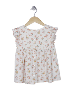 BLUSA ALDA IVORY SMALL ORCHIDS - comprar online