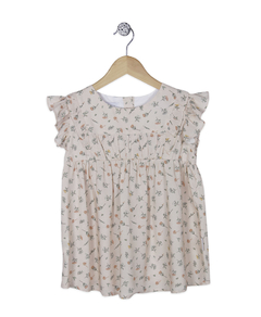 BLUSA ALDA NUDE LITTLE FLOWERS