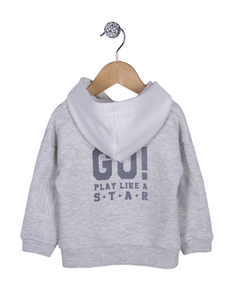 CAMPERA FRANCO GRIS MELANGE - comprar online