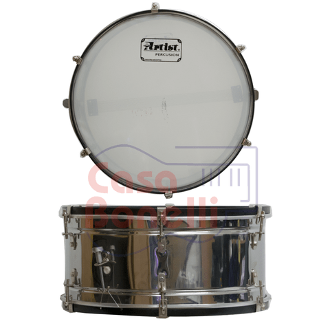 Redoblante Acero 14" x 5.5" inox. 16 torres Artist