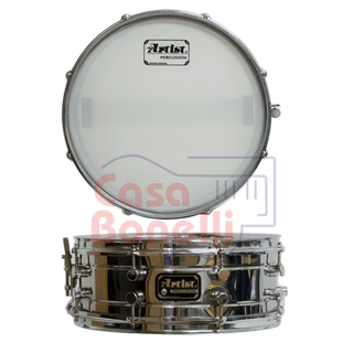 Redoblante Acero 14" x 5.5" inox. 16 torres Artist