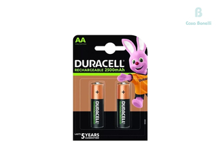 AA Duracell Pack de 2 Pilas Recargables