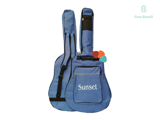 AB26 Sunset Funda Acolchada para Guitarra Acústica color Azul