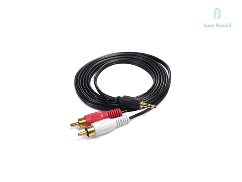 LTA070 Grupo Marmara Cable de Audio Plug 3.5mm a 2 RCA de 1,8 Metros