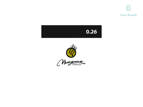 GE026N Magma Cuerda suelta 0.26 de Acero para Guitarra Eléctrica