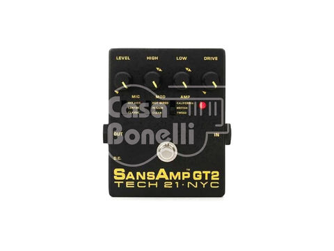 GT-2 TECH 21 NYC Sans Amp Pedal Simulador de Amplificadores