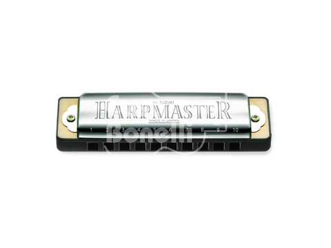 HARPMASTER Suzuki Armónica Diatónica en B con Estuche