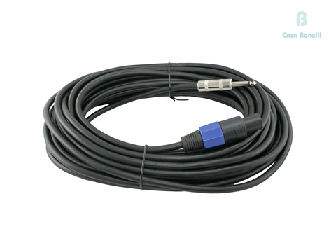 CQSM12-12FT Pro Audio Cable 3.6 Mts Speakon & Plug Mono