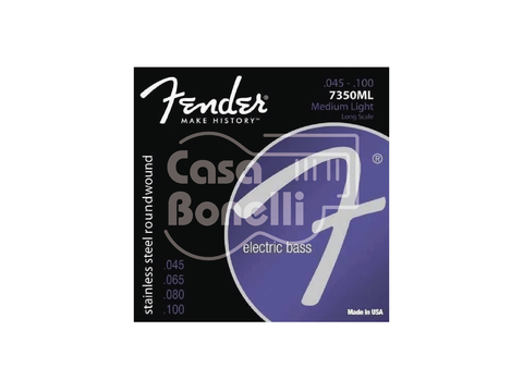 7350-ML Fender 45-100 Cuerdas para Bajo Eléctrico