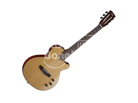 SUNSET NY BK Cort Guitarra Electrocriolla con Cuerdas de Nylon