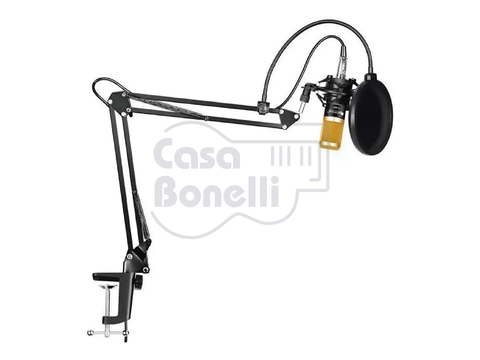 F800-35 Fifine Kit de Micrófono Condenser con Accesorios