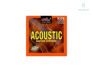 A208-L Alice Cuerdas para Guitarra Acústica 012