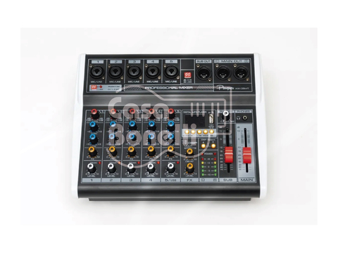 KW-05MT Parquer Consola Mixer Potenciada 150 Watts 5 Canales