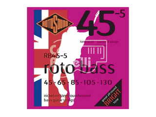 RB-455 Rotosound 45-130 Set 5 Cuerdas para Bajo Eléctrico