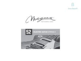 Magma Cuerda suelta 0.52 de Nickel para Guitarra acústica