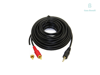 LTA073 Grupo Marmara Cable de Audio Plug 3.5mm a 2 RCA de 8 Metros