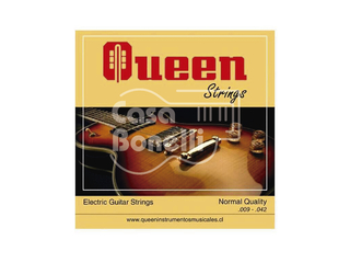 Queen 0.09 Cuerdas para Guitarra Eléctrica