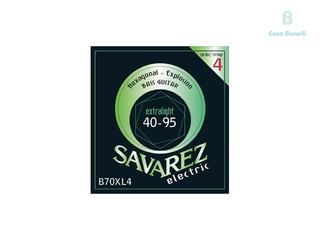 B70XL4 Savarez Cuerdas para Bajo Eléctrico 40-95