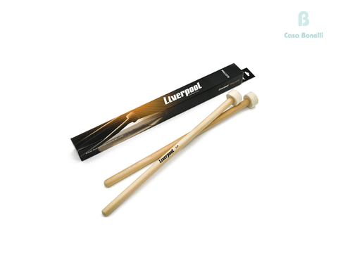 LFS Liverpool Palillos Par de Mallets Fieltro Soft