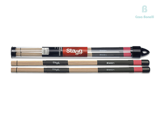 SMS1 HOT RODS Stagg Escobillas Finas de Maple