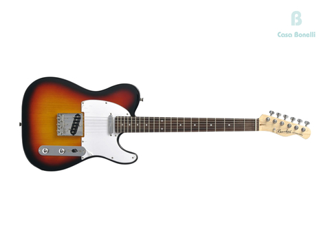 BTE 1R Bacchus Guitarra Eléctrica Telecaster Sunburst