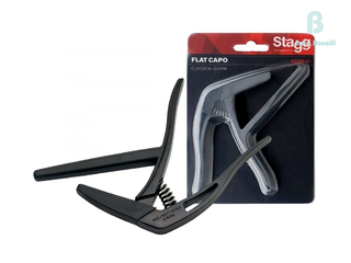 SCPXFLBK Stagg Capodrasto para Guitarra Clásica