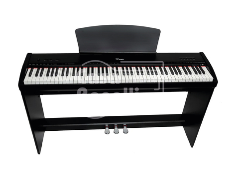 P55 Parquer Piano Electrónico con Stand y 88 Teclas con Contrapeso