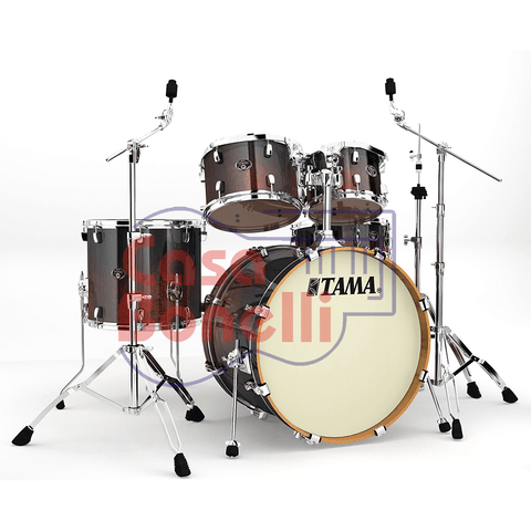 Batería Acústica Tama Silverstar 22 "Dark Mocha Fade