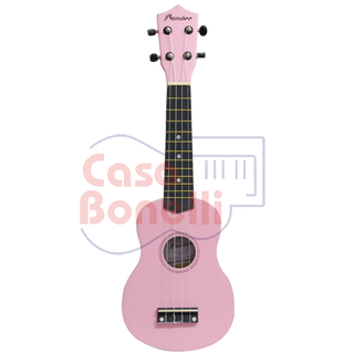 Ukelele Soprano Bamboo B-1E Pink