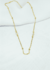 Choker bolinha com pontos de luz Tiffanny banhada a ouro 18k