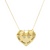 Colar coração com pingente personalizado banhado a ouro 18k (pz entrega 45 dias) - Brinina Semijoias | Loja online de semijoias 