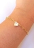 Conjunto colar e pulseira coração banhada em ouro 18k na internet