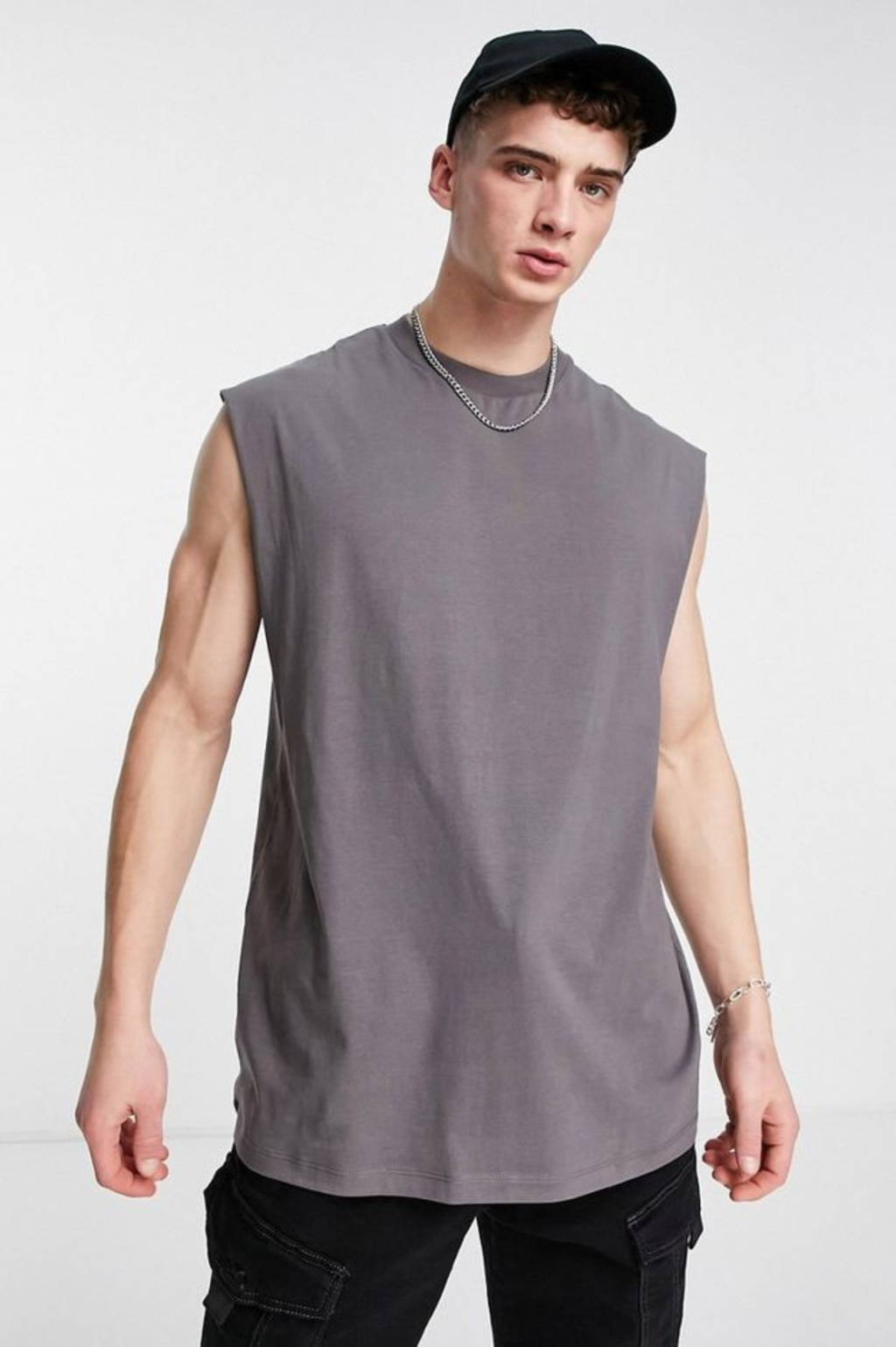 Camisetas sin manga hombre algodon sale