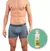 Pack X6 Boxer Algodon S/costura Talles Grandes+ 1 Gel Intimo