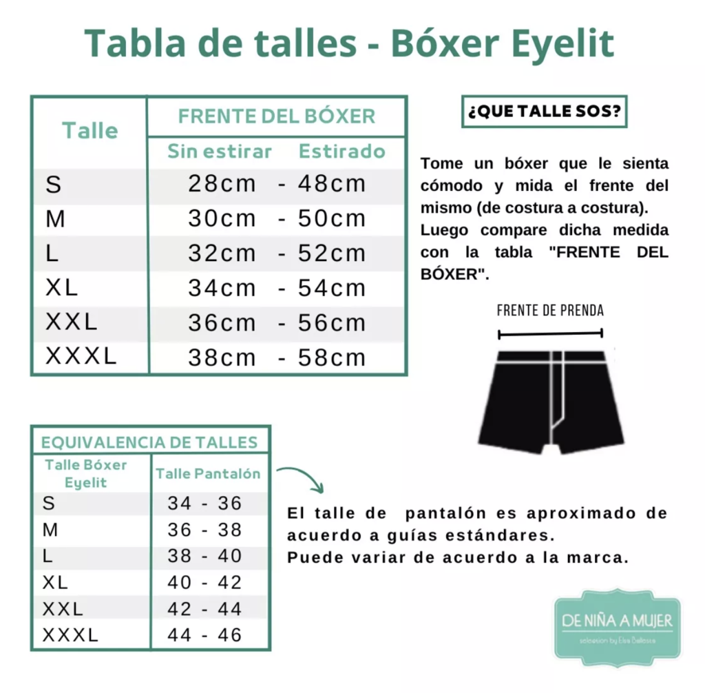 Pack X6 Boxer Eyelit Seamless Algodon Sin Costura