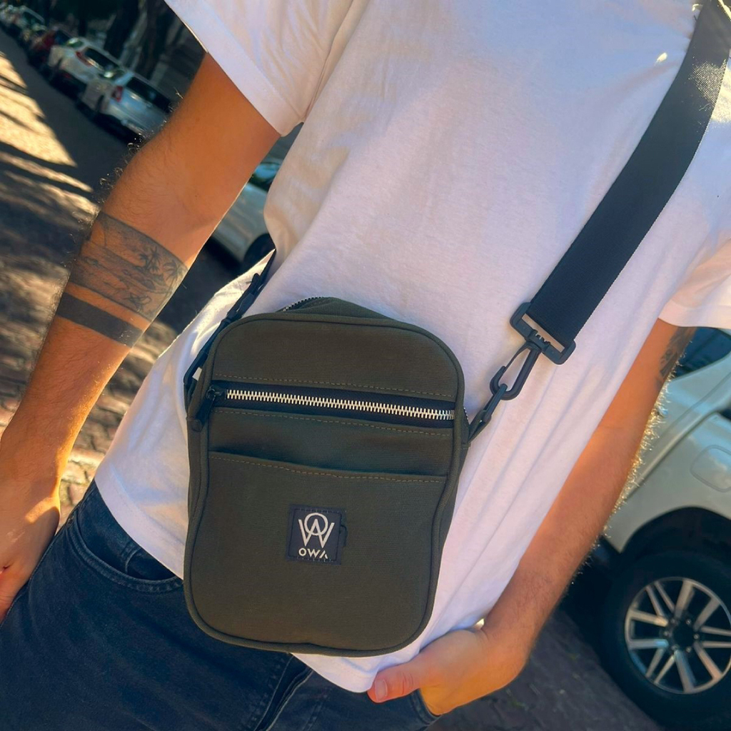 Mini Morral Verde Militar