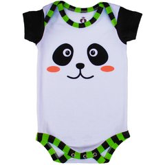 Body Bebê Estampado Panda - Isabb