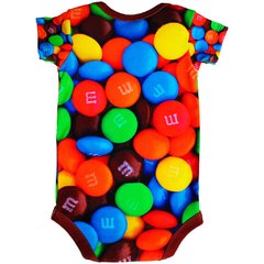 Body Bebê Estampado M&M's - Isabb - comprar online