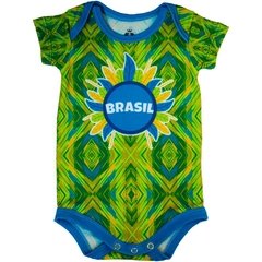 Body Bebê Personalizável Brasil em Festa - Isabb
