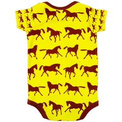 Body Bebê Estampado Cavalos - Isabb - comprar online