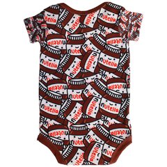 Body Bebê Estampado Nutella - Isabb - comprar online