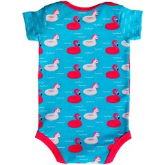 Body Bebê Estampado Boias Flamingo e Unicórnio - Isabb - comprar online