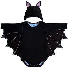 Body Bebê Estampado Fantasia de Morcego - Isabb