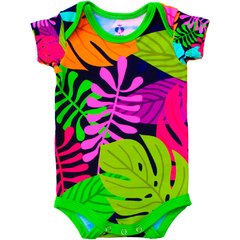 Body Bebê Estampado Colorido Tropical - Isabb