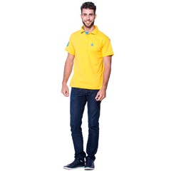 Tal Pai Tal Filho Kit Com 2 Camisas Polo Amarelas Com Azul | Otto