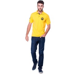 Imagem do Tal Pai Tal Filho Kit 2 Camisas Polo Amarelas Com Preto Modelo Escudo | Otto