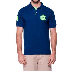 Tal Pai Tal Filho Kit 2 Camisas Polo Azul-Marinho Com Verde-Limão Modelo Escudo | Otto - Isabb