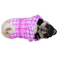 Blusa Barbie para Cachorro de Moletinho Personalizável com Nome do Pet - comprar online