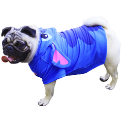Blusa Fantasia para Cachorro de Moletinho Stitch - comprar online